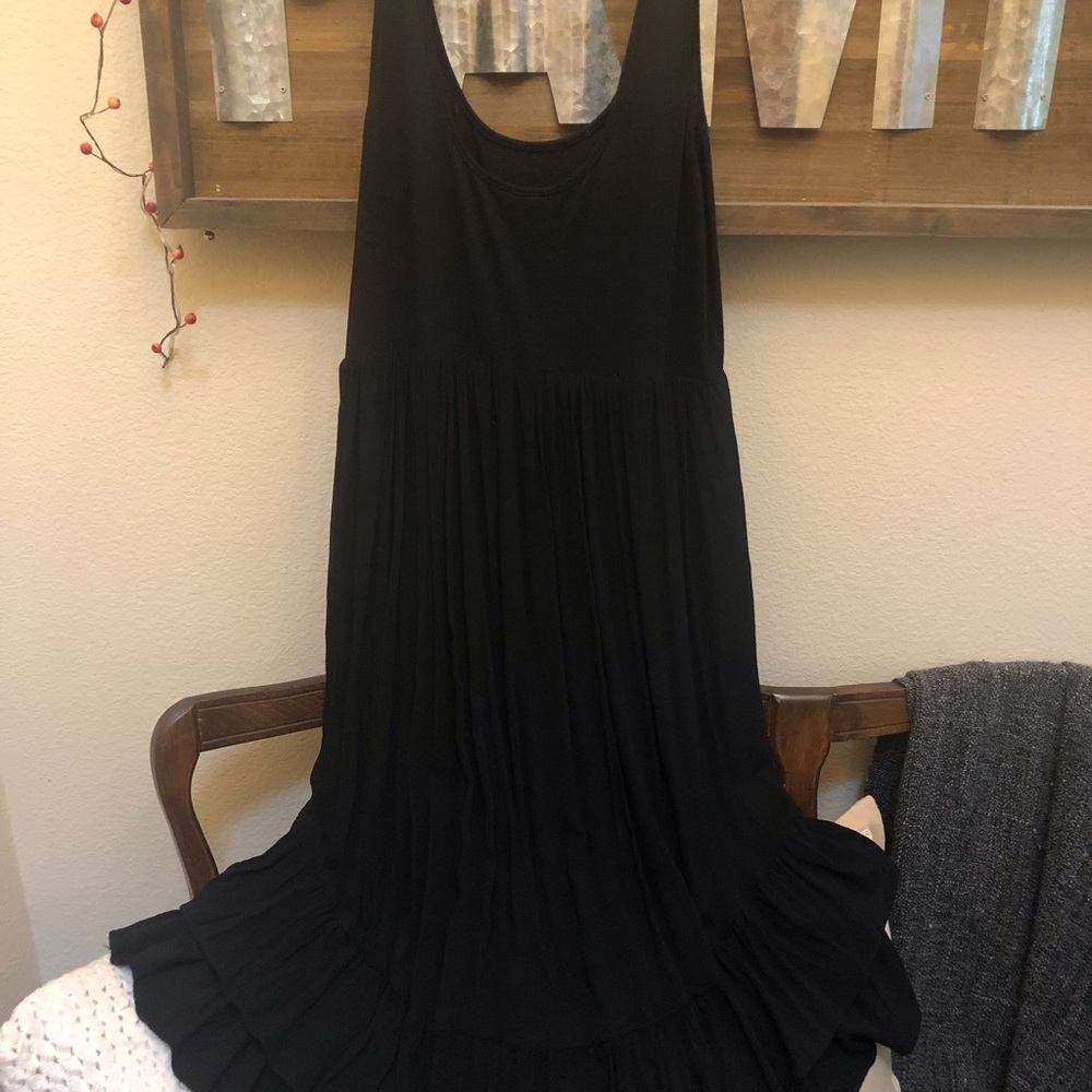 Sweet little black summer dress